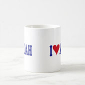 I Liebe Allah Kaffeetasse (Mittel)