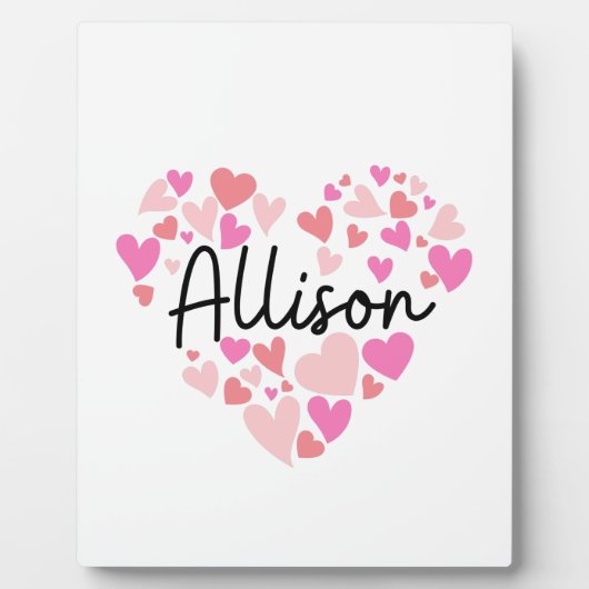 I Liebe Allison Fotoplatte (Vorderseite)