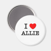 I Liebe Allison Magnet (Vorderseite/Rückseite)
