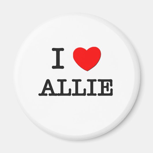 I Liebe Allison Magnet (Vorne)