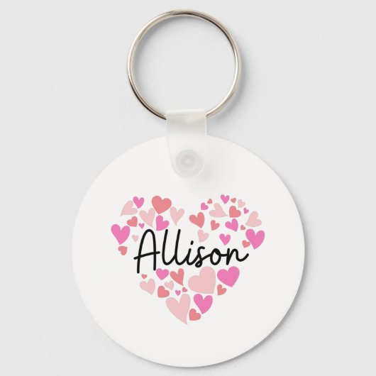 I Liebe Allison Schlüsselanhänger (Vorderseite)