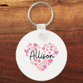 I Liebe Allison Schlüsselanhänger (Vorderseite)