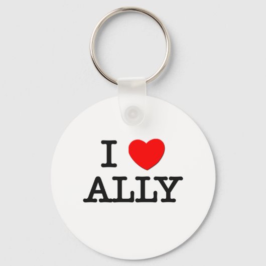 I Liebe Ally Schlüsselanhänger (Vorderseite)