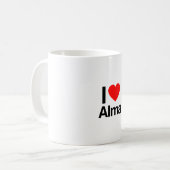 i Liebe alma Kaffeetasse (Vorderseite Links)