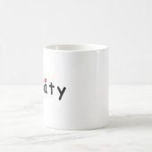 I Liebe Almaty Kaffeetasse (Mittel)