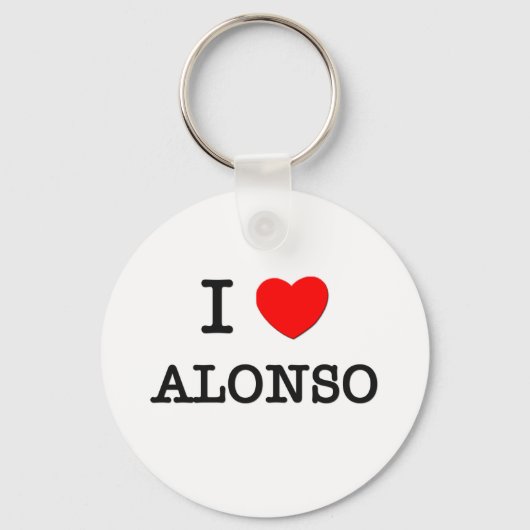 I Liebe Alonso Schlüsselanhänger (Vorderseite)