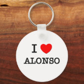 I Liebe Alonso Schlüsselanhänger (Vorderseite)