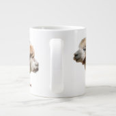 I Liebe Alpacas Große Tasse (Rückseite)