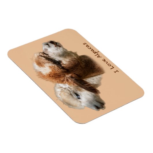 I Liebe Alpacas-Magnete Magnet (Rechte Seite)