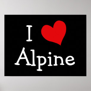 I Liebe Alpen Poster