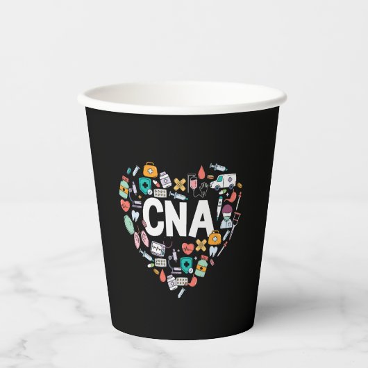 I Liebe als CNA Pappbecher (Vorderseite)