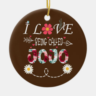 i Liebe als Jojo i Liebe, Jojo genannt Keramik Ornament