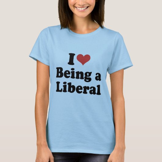 I LIEBE ALS LIBERAL - .png T-Shirt (Vorderseite)