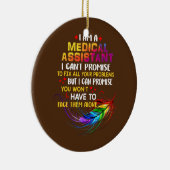 I Liebe als medizinischer Assistent Keramik Ornament (Rechts)