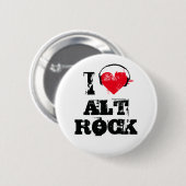 I Liebe Alt Rock Button (Vorne & Hinten)
