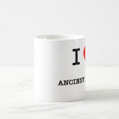 I Liebe ALTE GESCHICHTE Kaffeetasse (Mittel)