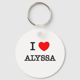I Liebe Alyssa Schlüsselanhänger