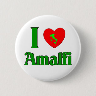 I Liebe Amalfi Italien Button