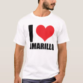 I Liebe Amarillo T-Shirt (Vorderseite)