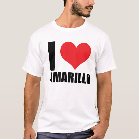 I Liebe Amarillo T-Shirt (Vorderseite)