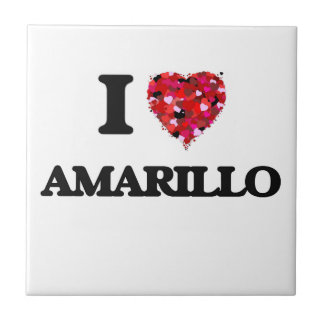 I Liebe Amarillo Texas Fliese