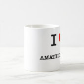 I LIEBE-AMATEUR-RADIO KAFFEETASSE (Mittel)