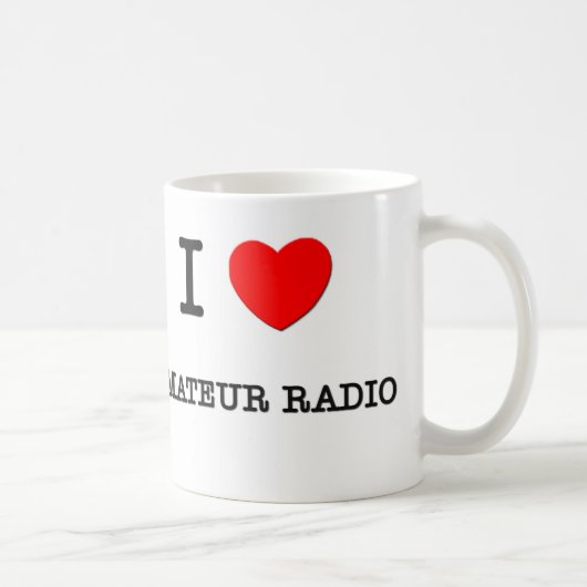 I LIEBE-AMATEUR-RADIO KAFFEETASSE (Rechts)