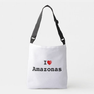 I Liebe Amazonas Tragetaschen Mit Langen Trägern