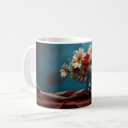I Liebe Amerika 19 Tasse (Vorderseite Links)