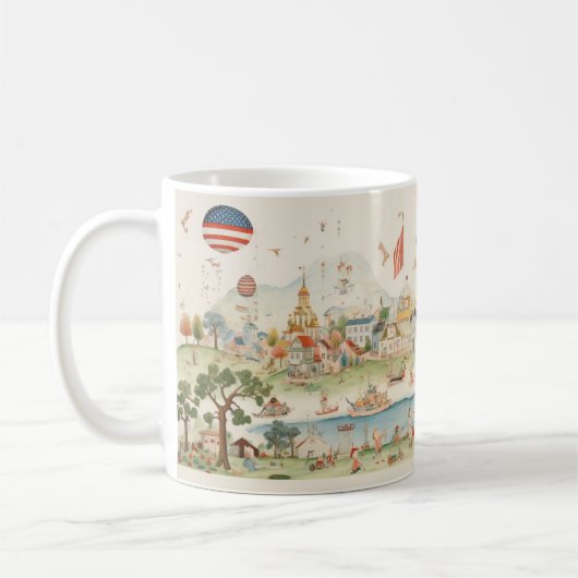 I Liebe Amerika 26 Tasse (Links)