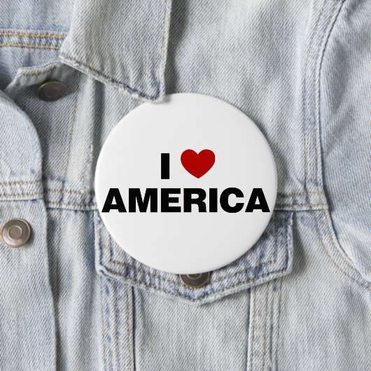 I Liebe Amerika Button (Beispiel)