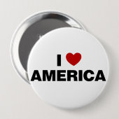 I Liebe Amerika Button (Vorne & Hinten)