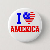 I Liebe Amerika Button (Vorderseite)