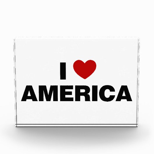 I Liebe Amerika Fotoblock (Vorderseite)