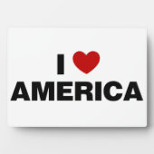 I Liebe Amerika Fotoplatte (Vorderseite)