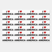 I Liebe Amerika Geschenkpapier Set (Vorderseite 3)
