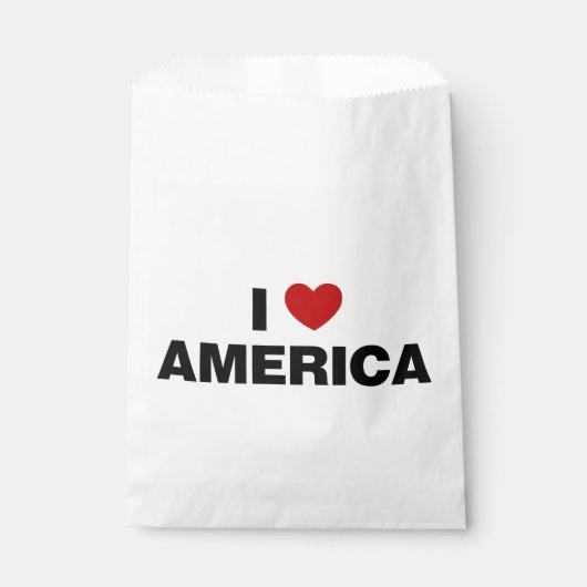 I Liebe Amerika Geschenktütchen (Vorderseite)