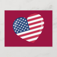 I Liebe Amerika - Herz des Patriotischen Amerikane