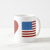I Liebe Amerika Kaffeetasse (VorderseiteRechts)