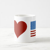 I Liebe Amerika Kaffeetasse (Mittel)