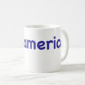 I Liebe Amerika Kaffeetasse (VorderseiteRechts)