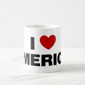 I Liebe Amerika Kaffeetasse (Mittel)