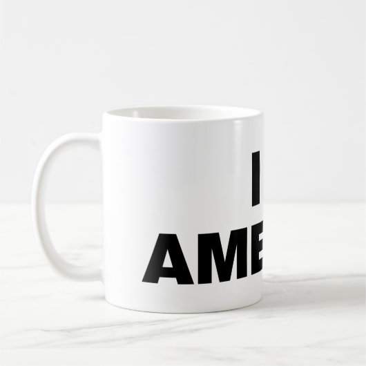 I Liebe Amerika Kaffeetasse (Links)