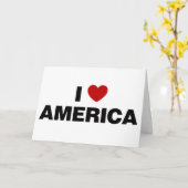 I Liebe Amerika Karte (Gelbe Blume)