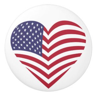 I LIEBE AMERIKA KERAMIKKNAUF