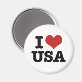 I Liebe Amerika Magnet (Vorderseite/Rückseite)