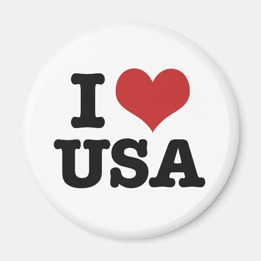 I Liebe Amerika Magnet (Vorne)