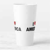 I Liebe Amerika Milchtasse (Vorderseite)