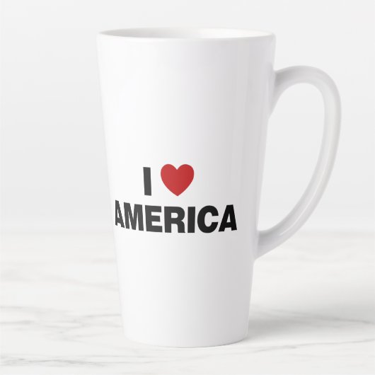 I Liebe Amerika Milchtasse (Rechts)