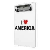 I Liebe Amerika Mini Klemmbrett (Gewinkelt2)